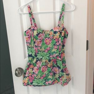 Lilly Pulitzer flowered tank